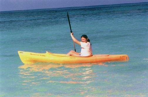 One of the single person kayaks