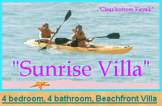 Sunrise Villa is a short drive from Tippy's restaurant